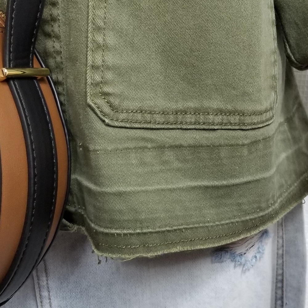 SONOMA Distressed/Deconst Twill Utility Jacket - Picture 4 of 6